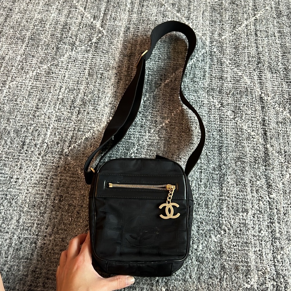 Chanel Canvas Shoulder Bag